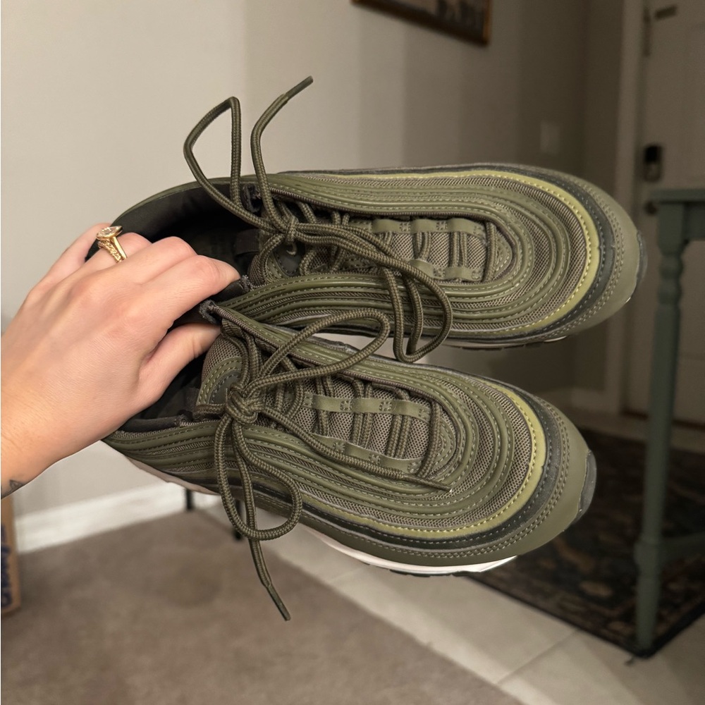 Nike AirMax Olive Green Sneakers
